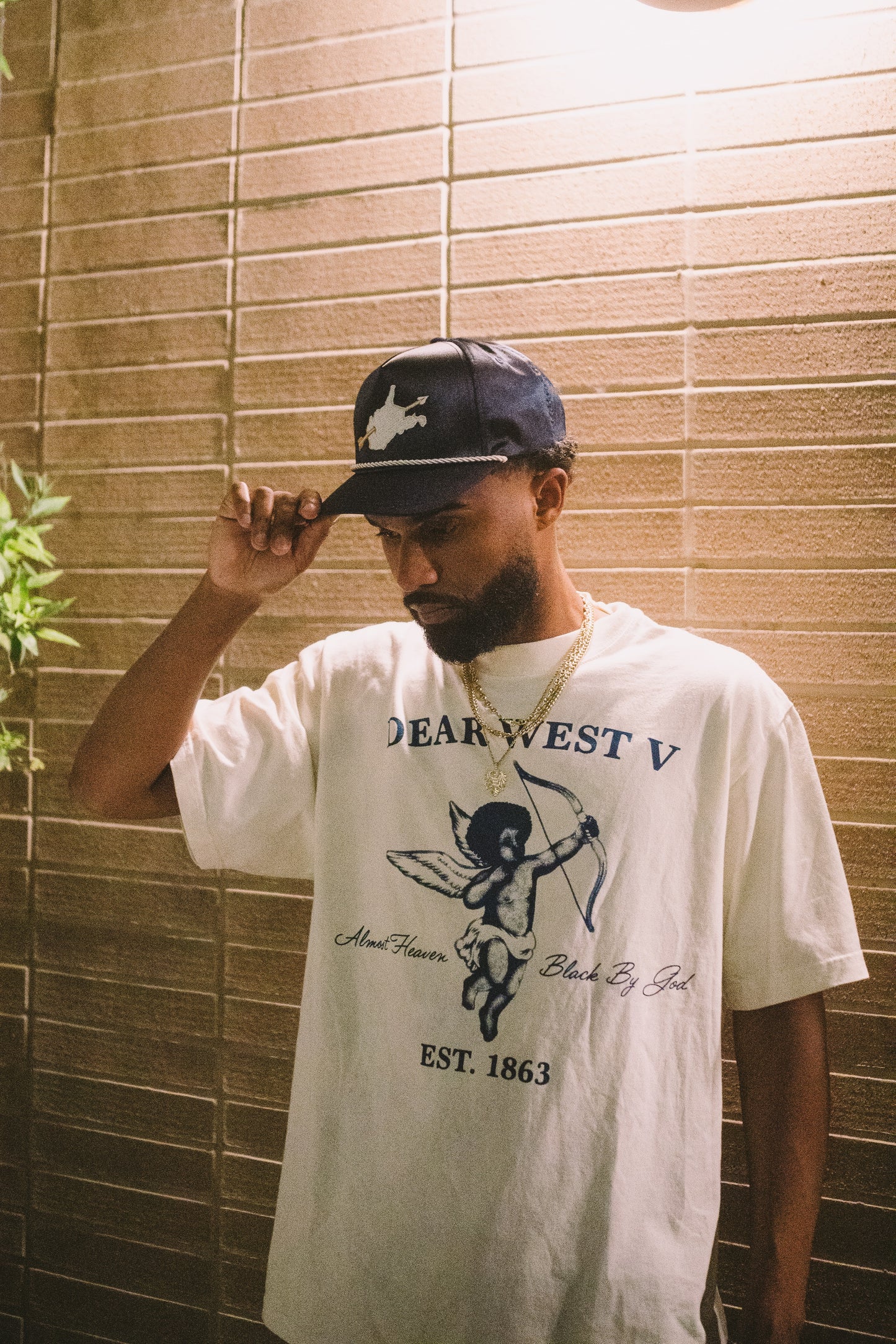 Dear West V - Cream T